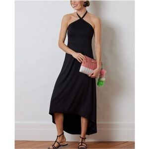 Dudley Stephens Black Halter Lanai Sundress